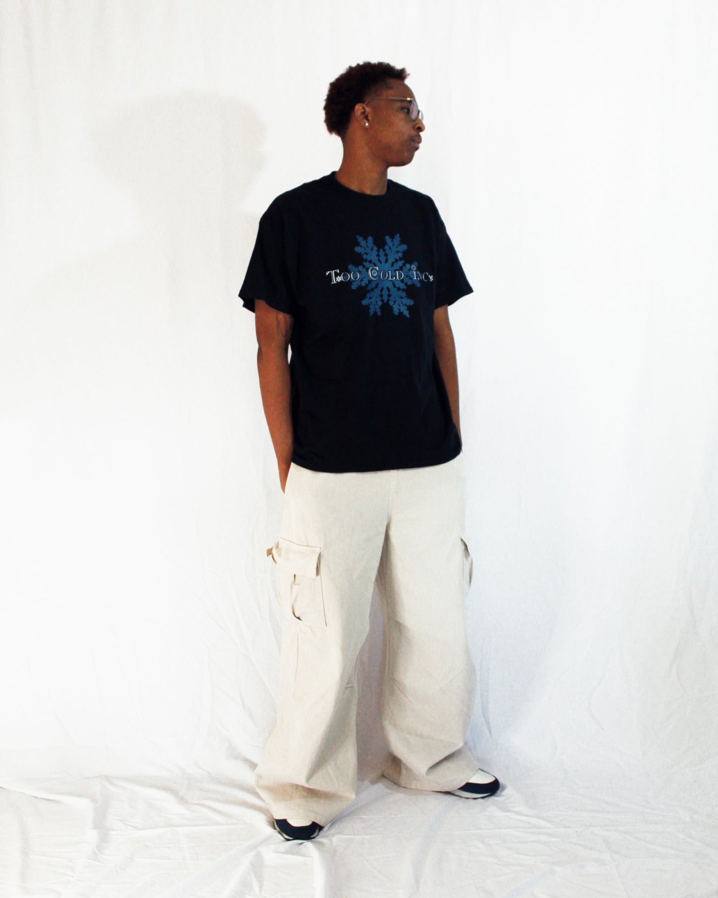 Blue "Snowflake" T-Shirt