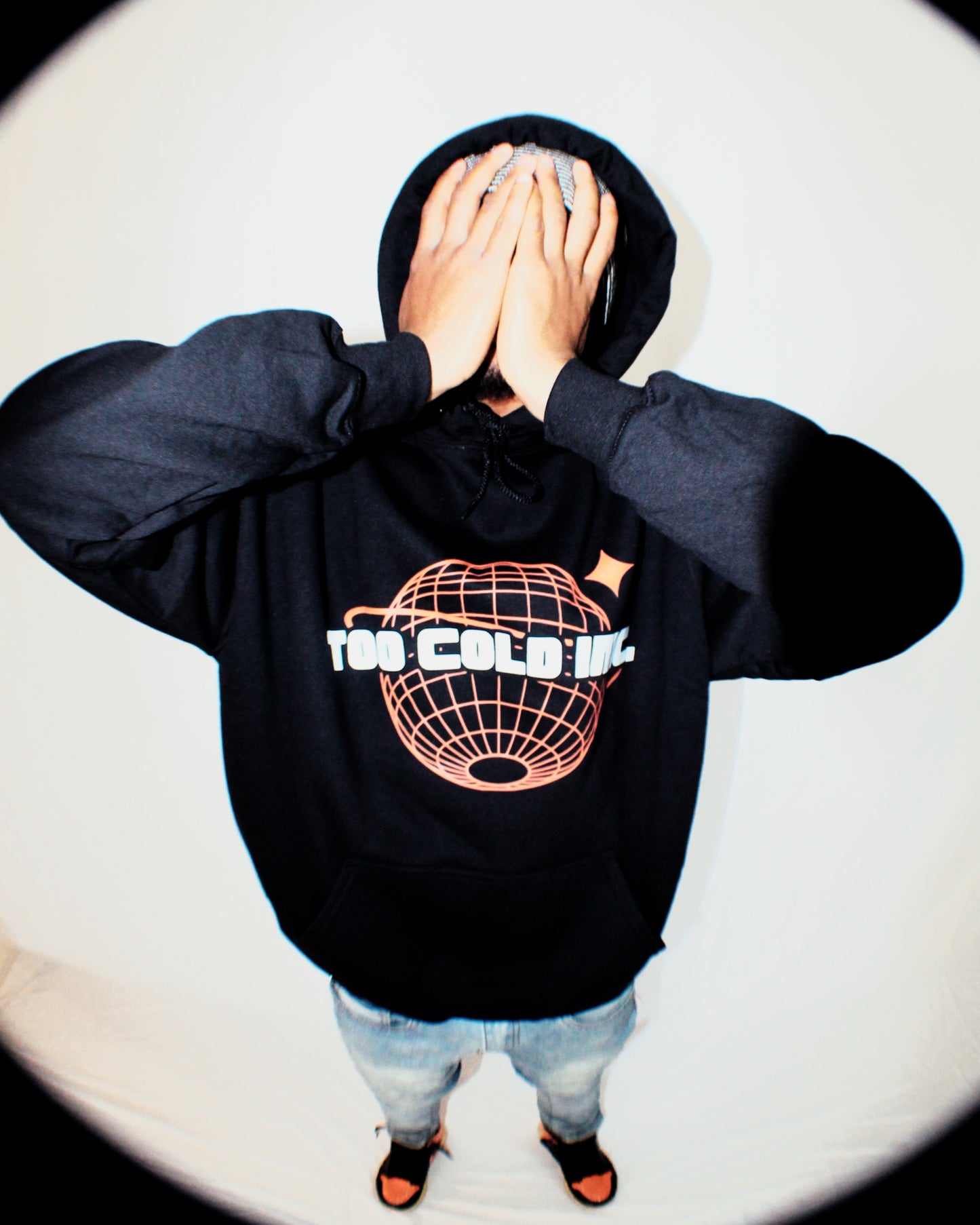 Orange "Globe" Hoodie