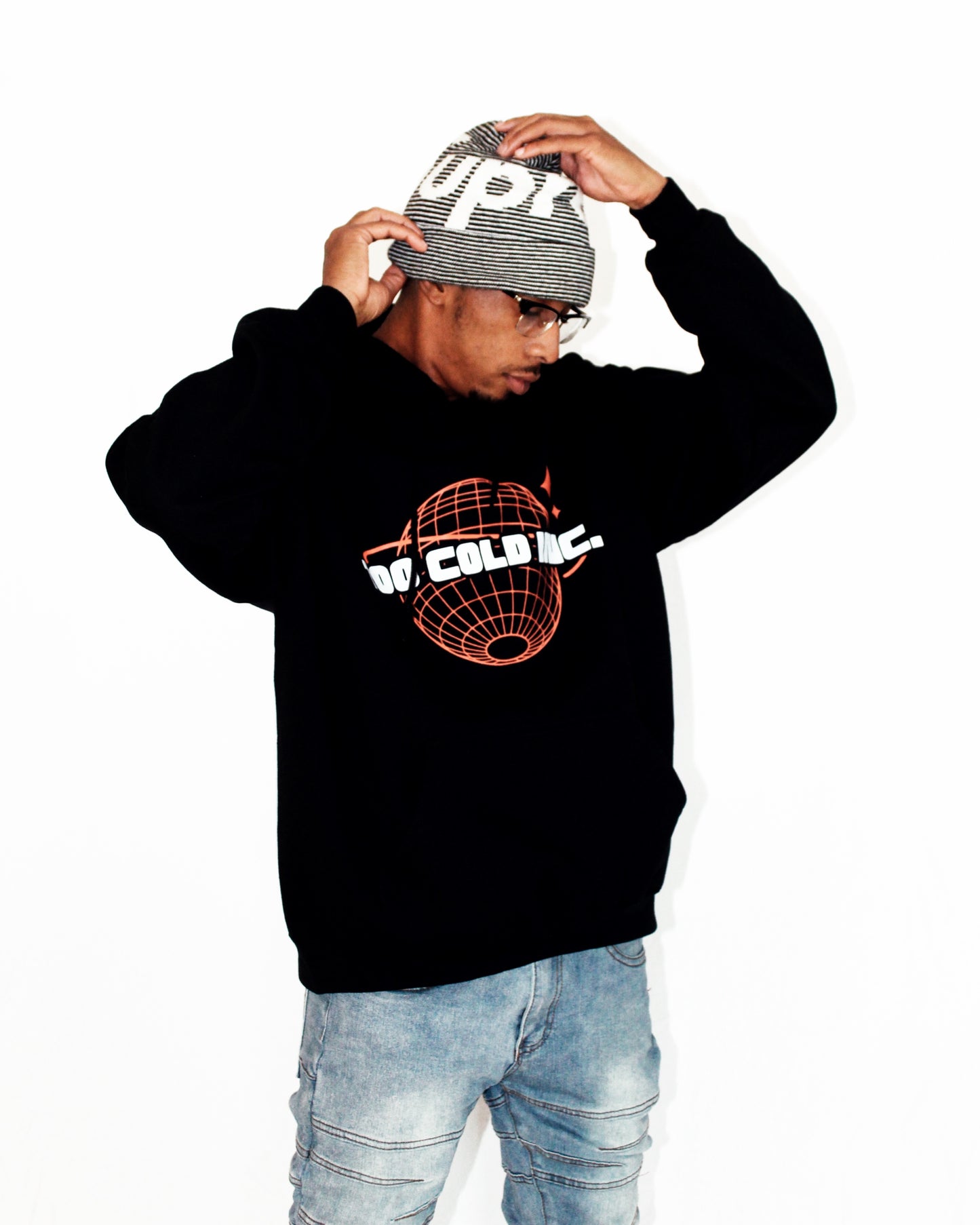 Orange "Globe" Hoodie