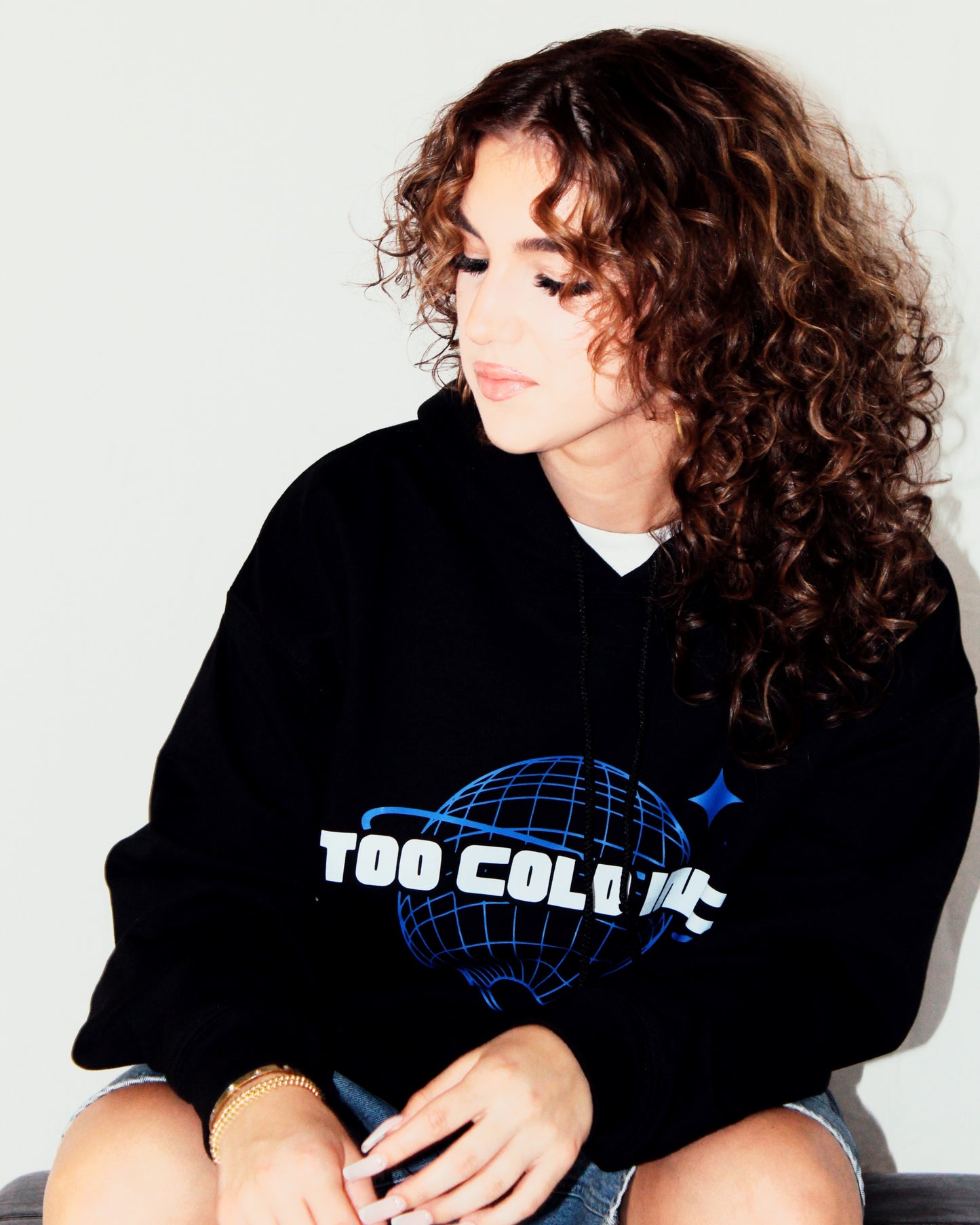 Blue "Globe" Hoodie