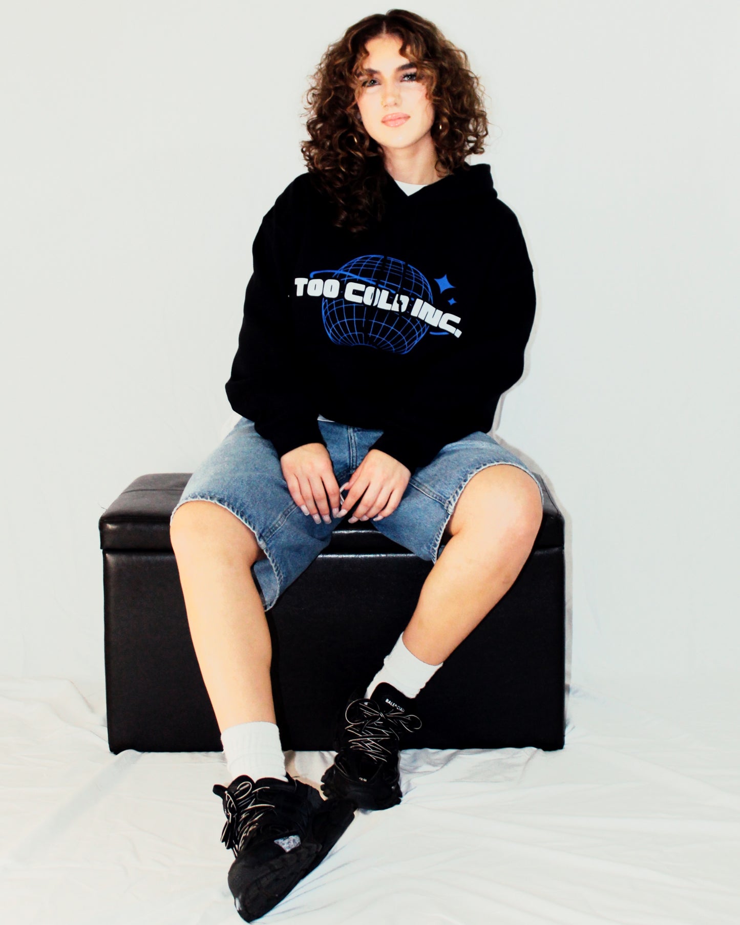 Blue "Globe" Hoodie