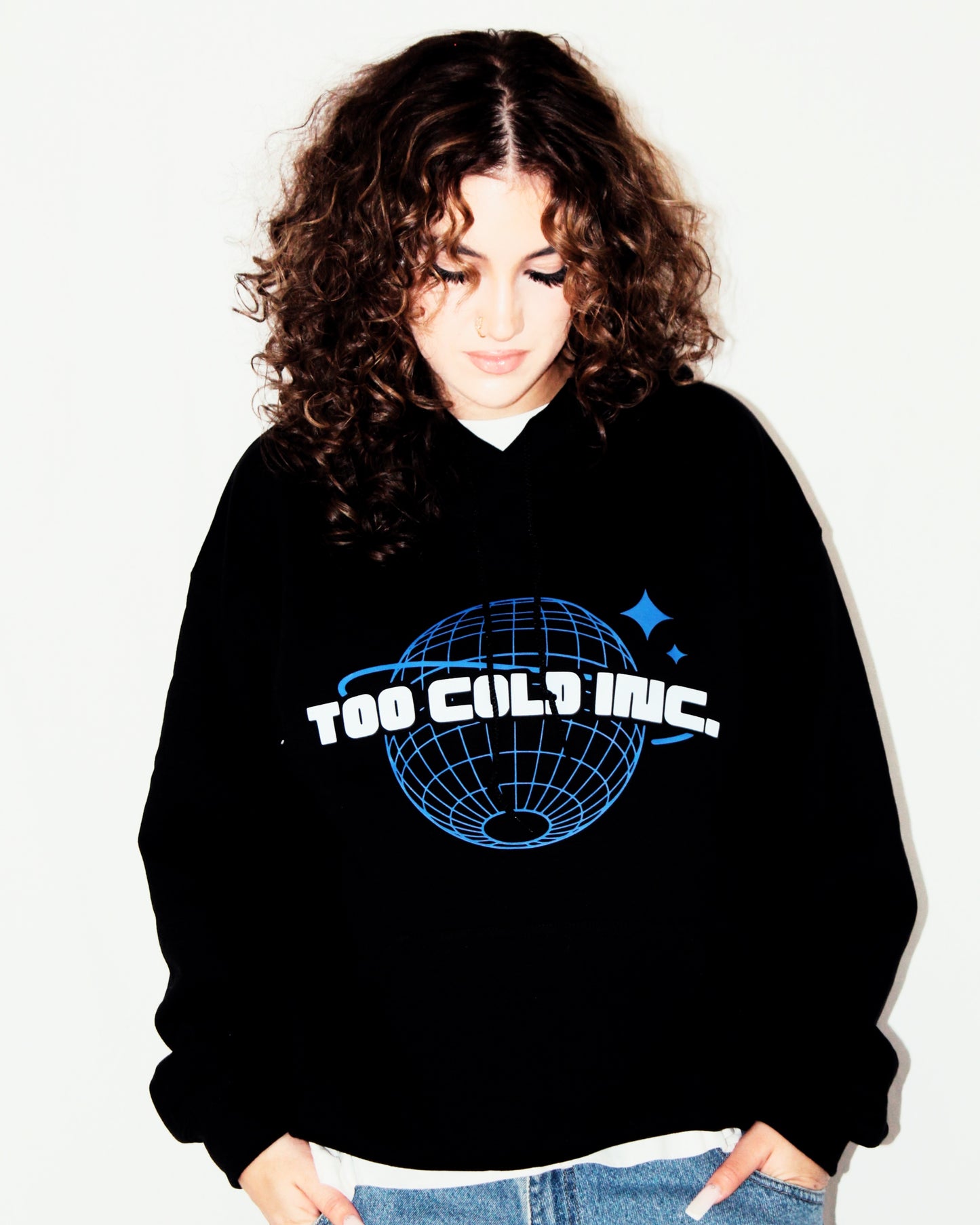 Blue "Globe" Hoodie