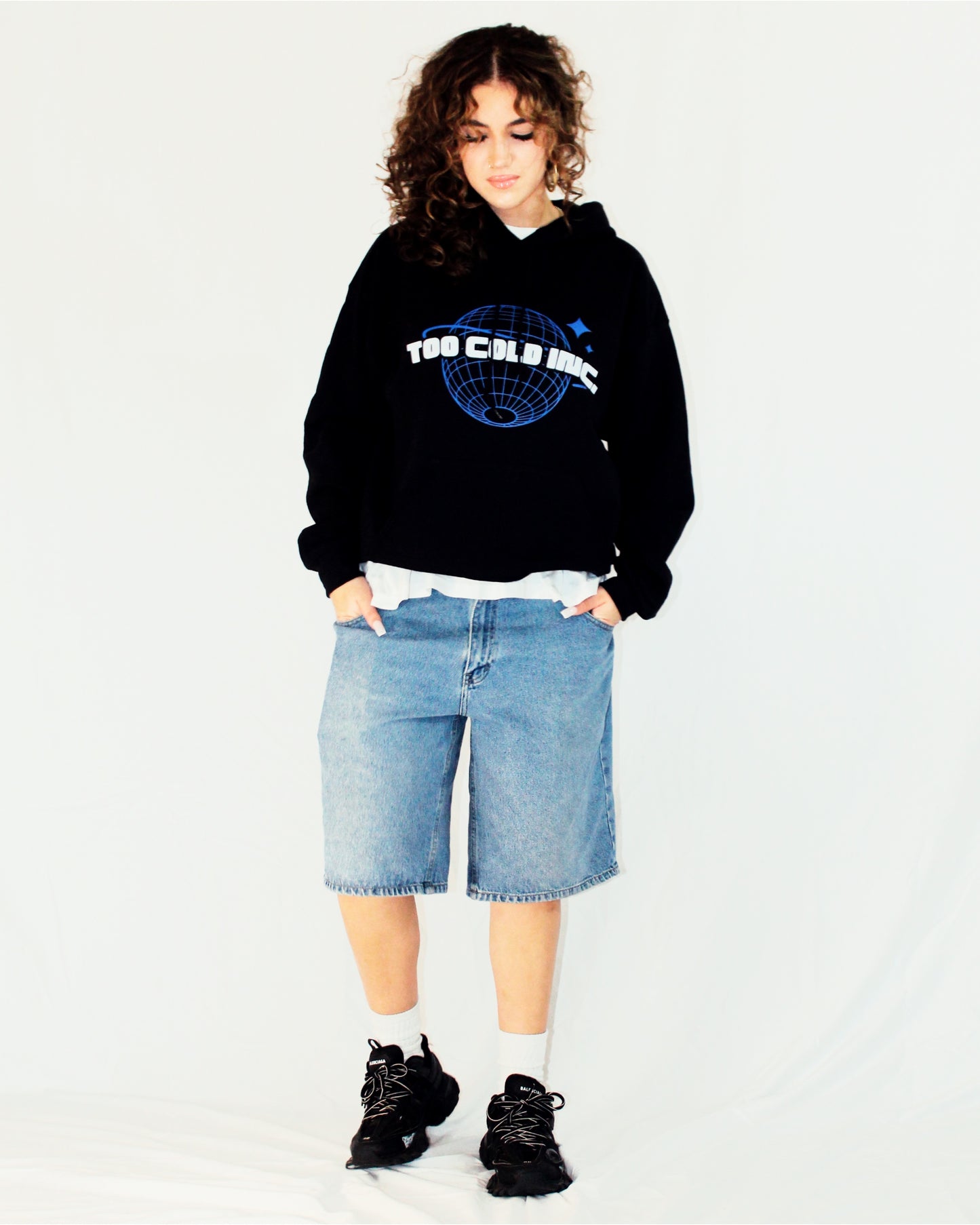 Blue "Globe" Hoodie