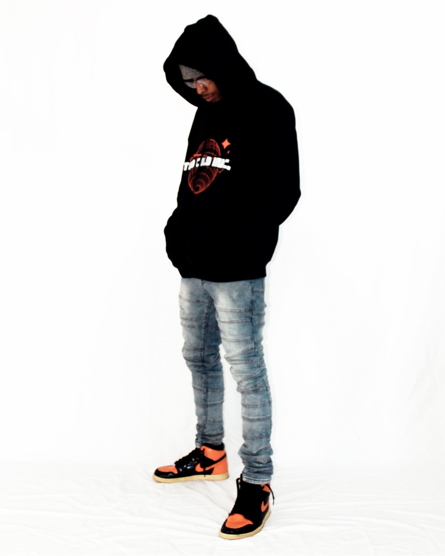Orange "Globe" Hoodie