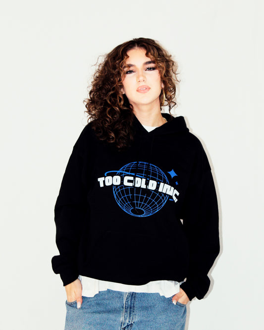 Blue "Globe" Hoodie