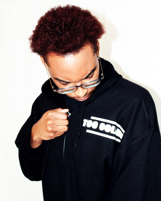 Front Logo Zip Up Hoodie