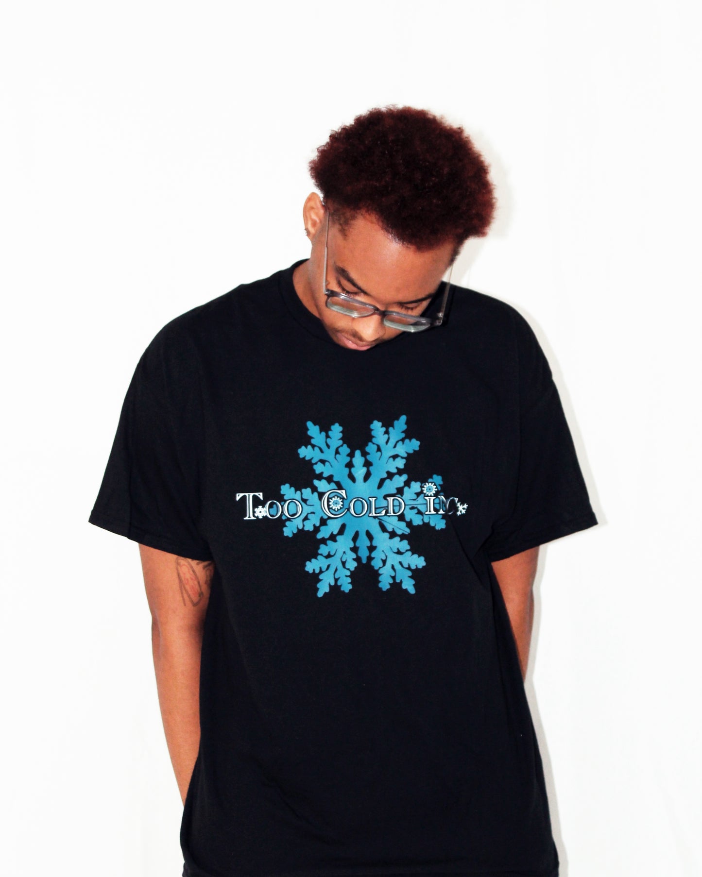 Blue "Snowflake" T-Shirt