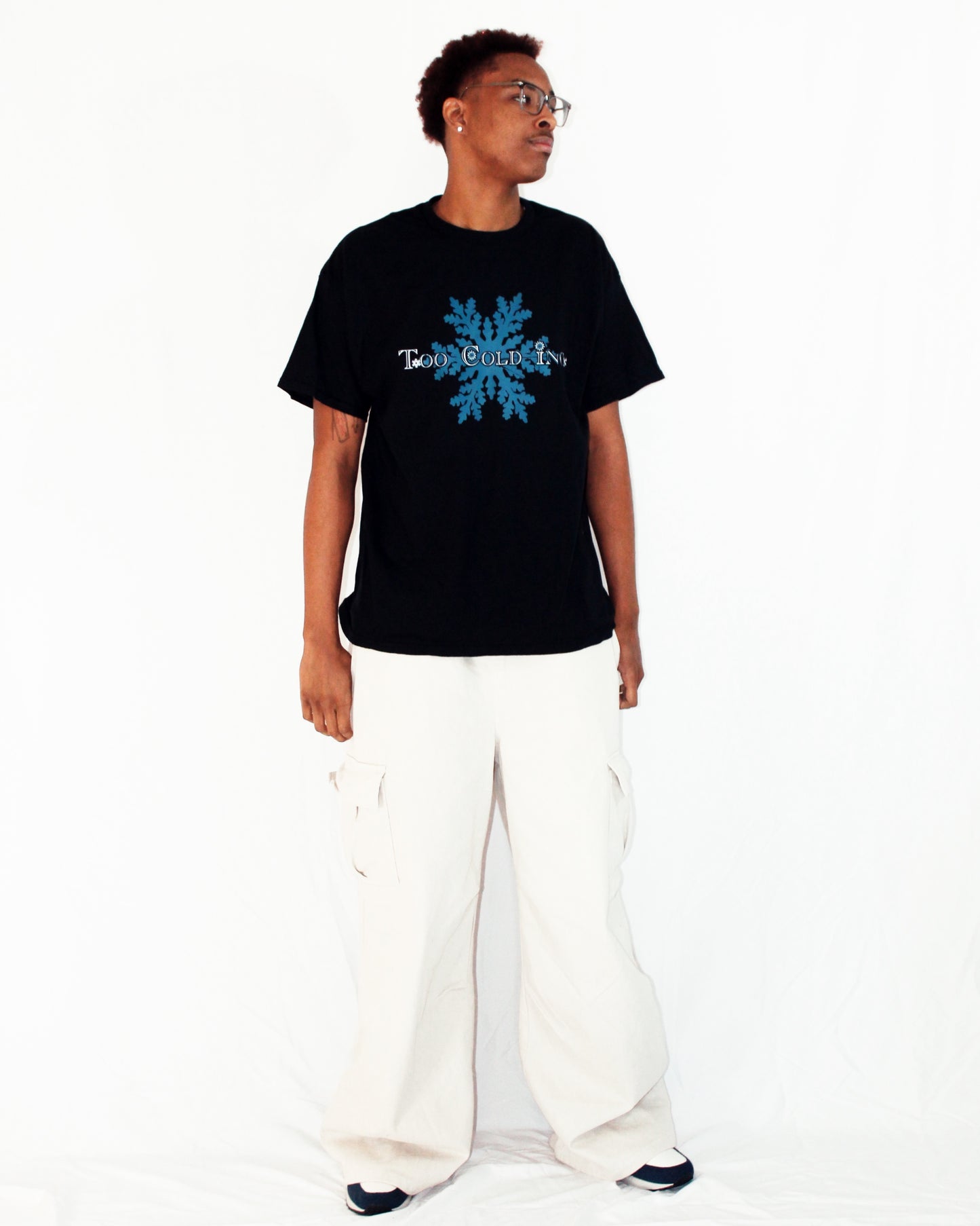 Blue "Snowflake" T-Shirt