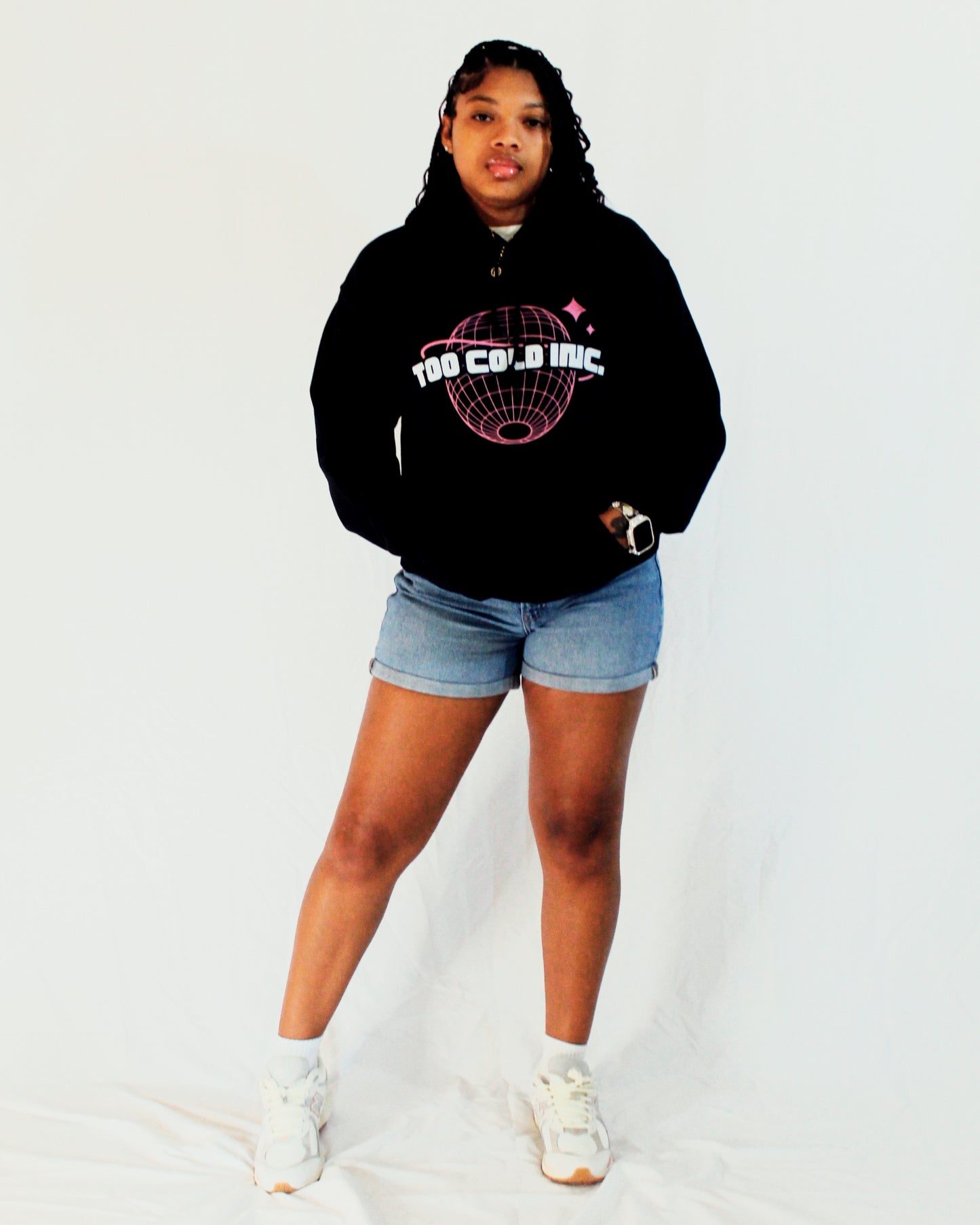 Pink "Globe" Hoodie